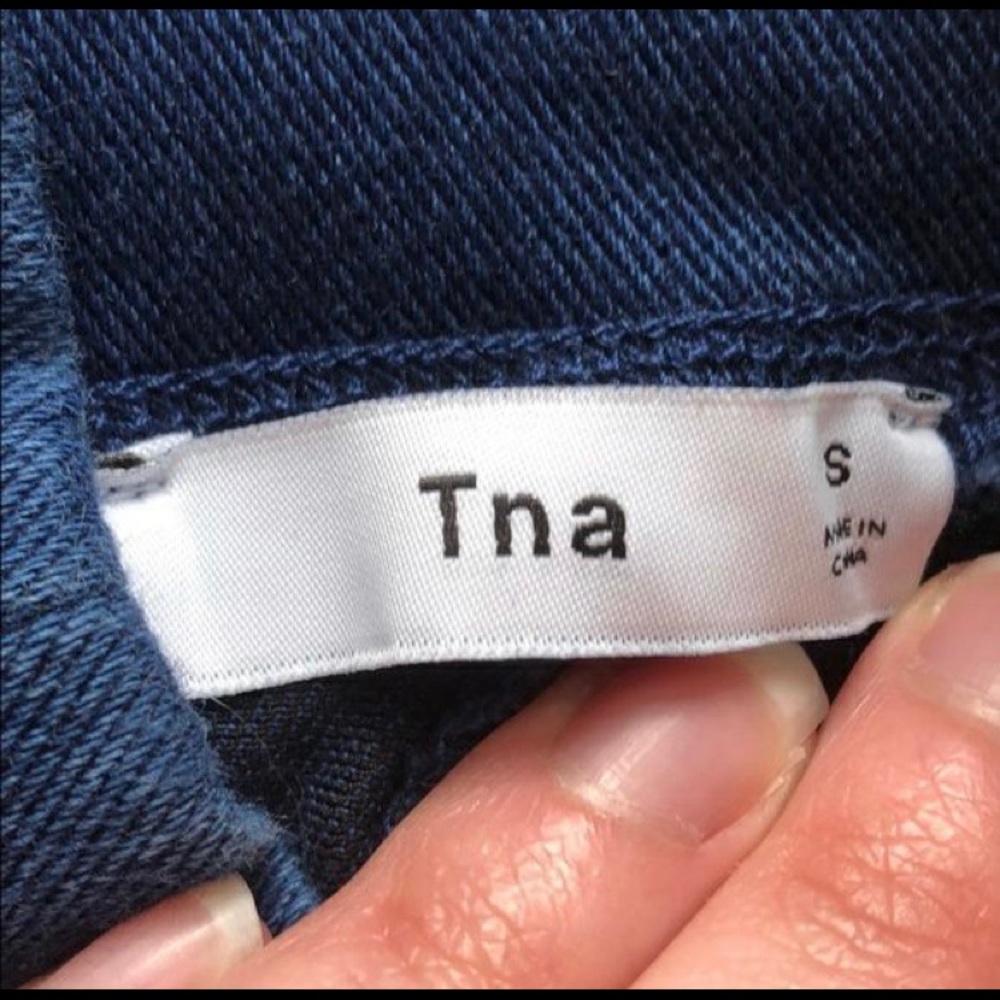 Aritzia TNA hi-rise denim leggings